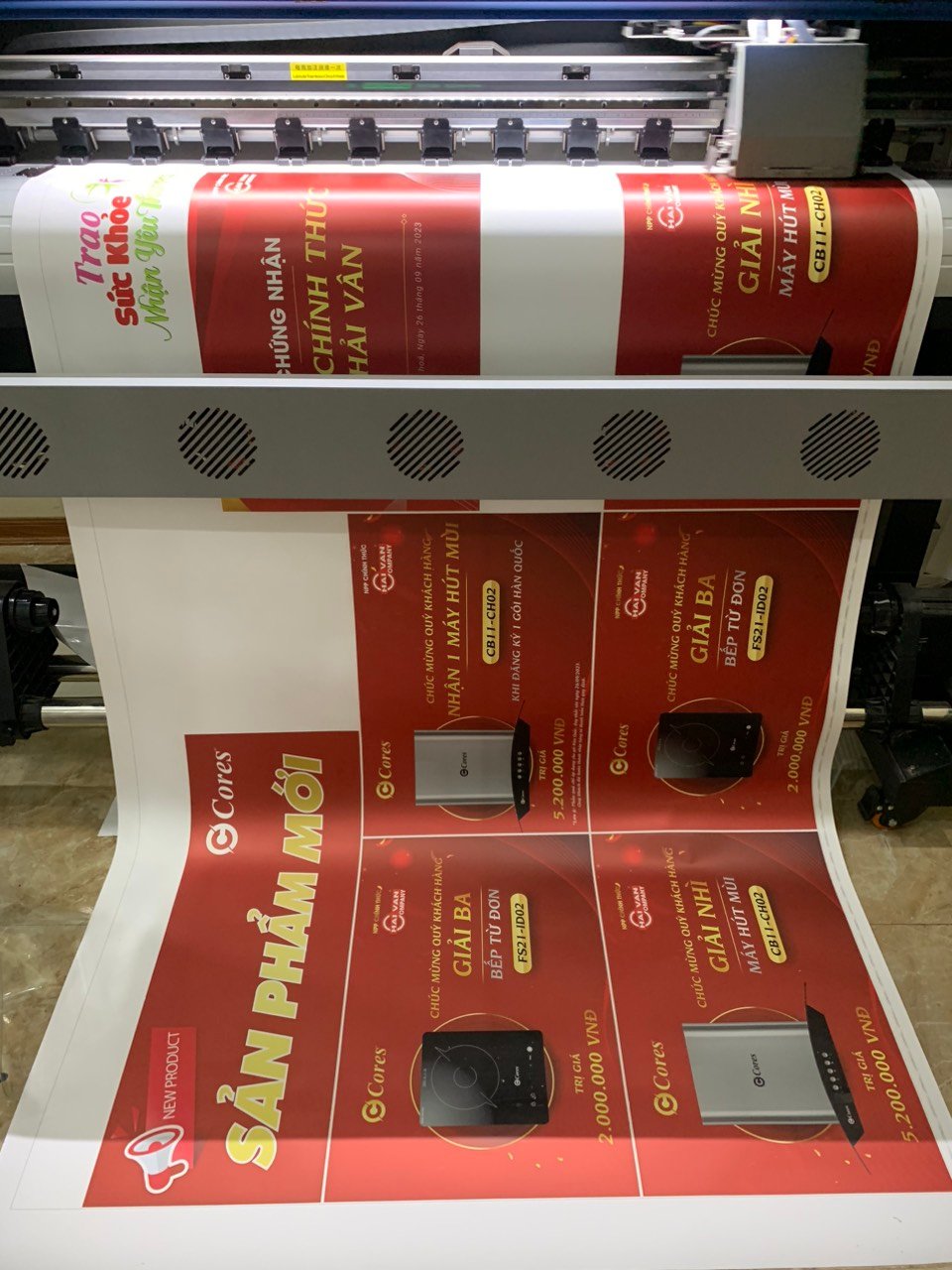 In bảng trao giải thưởng đẹp