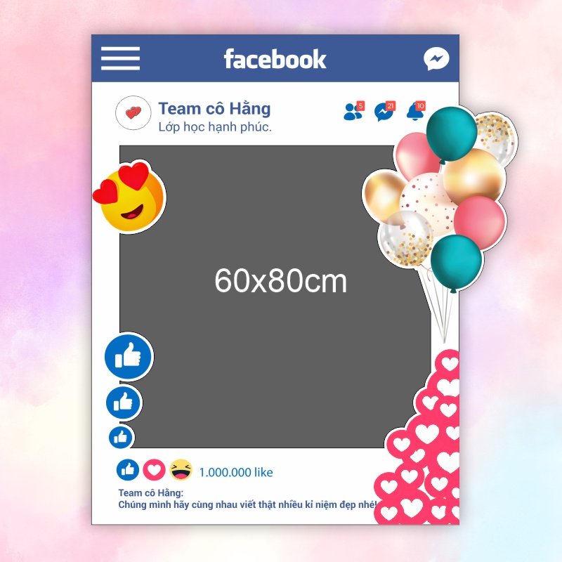 khung check in facebook