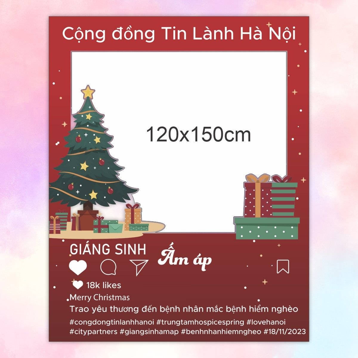 Khung check in giáng sinh