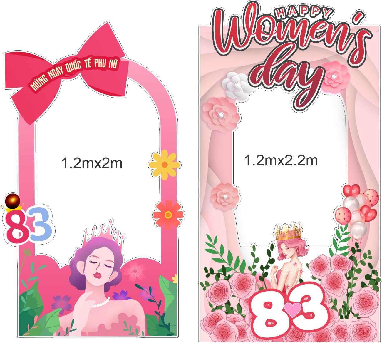 Khung chụp hình ngày 8/3