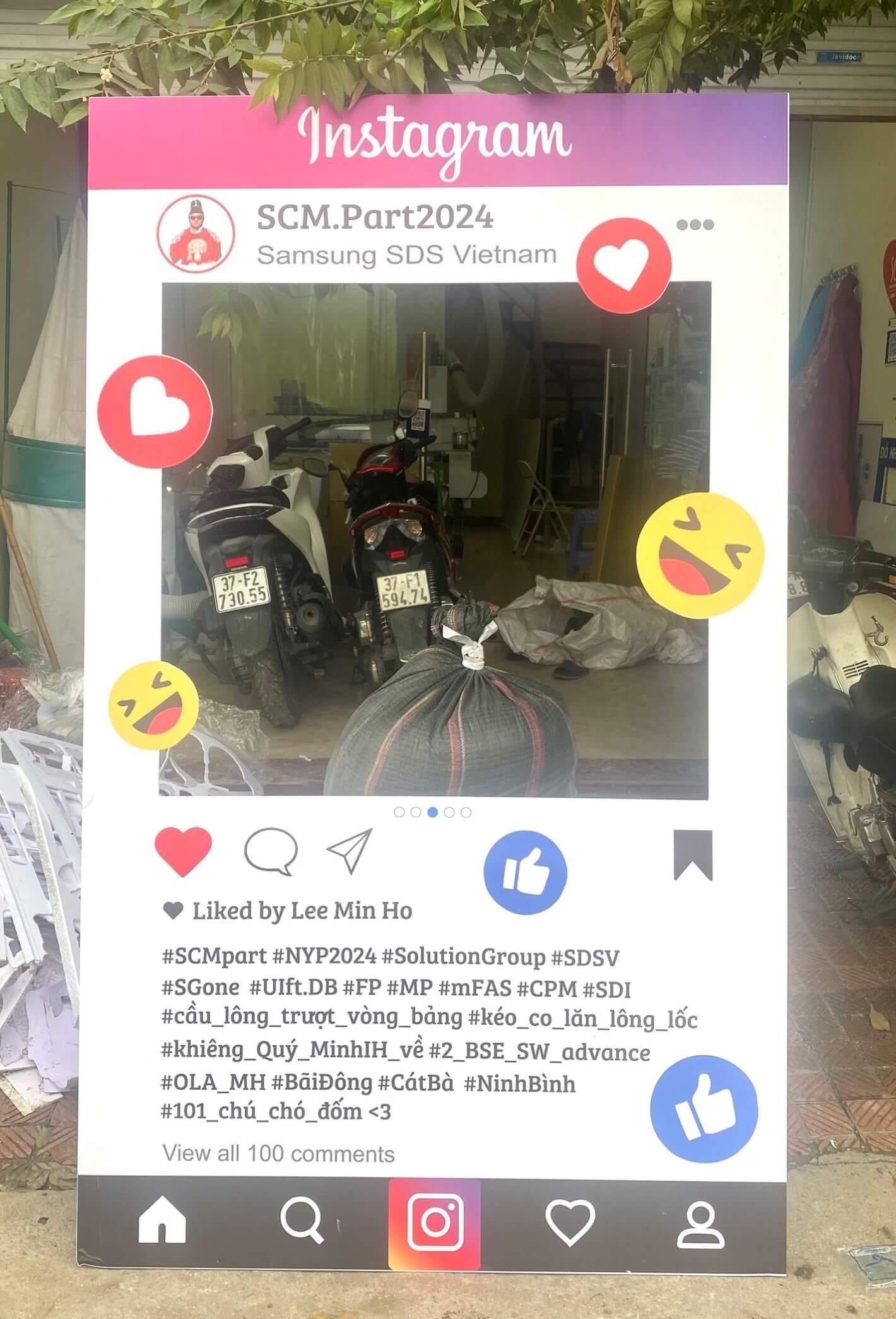Địa chỉ làm khung instagram