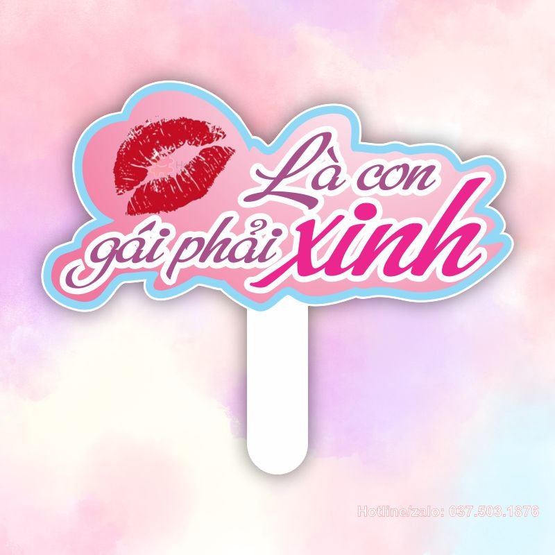 Hashtag là con gái phải xinh