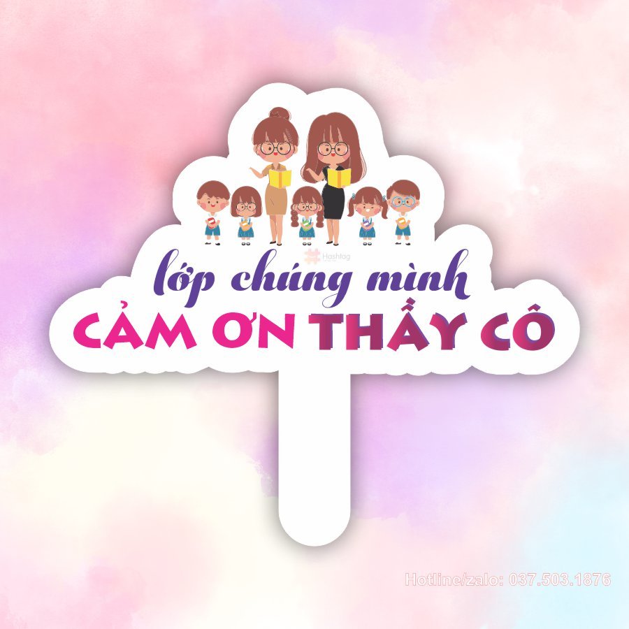 Hashtag lớp chúng mình cảm ơn thầy cô