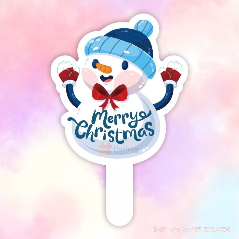 Hashtag cầm tay merry christmas