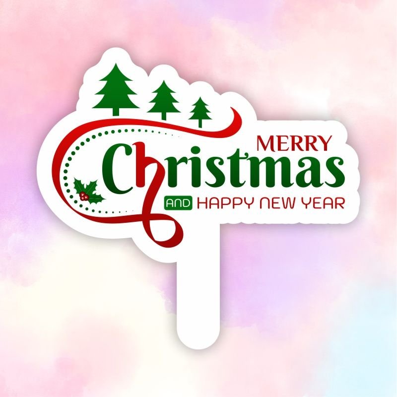 Hashtag Merry Christmas And Happy New Year