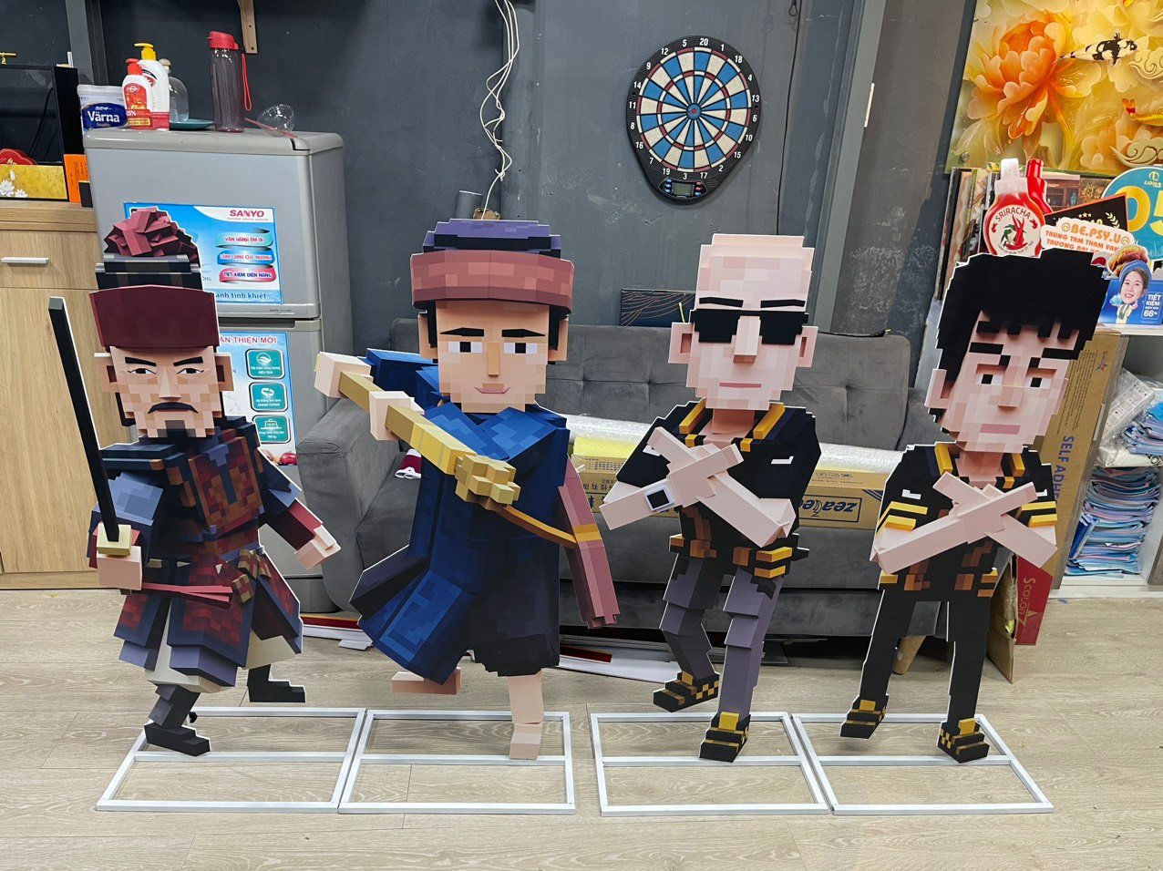 Standee mô hình 3d