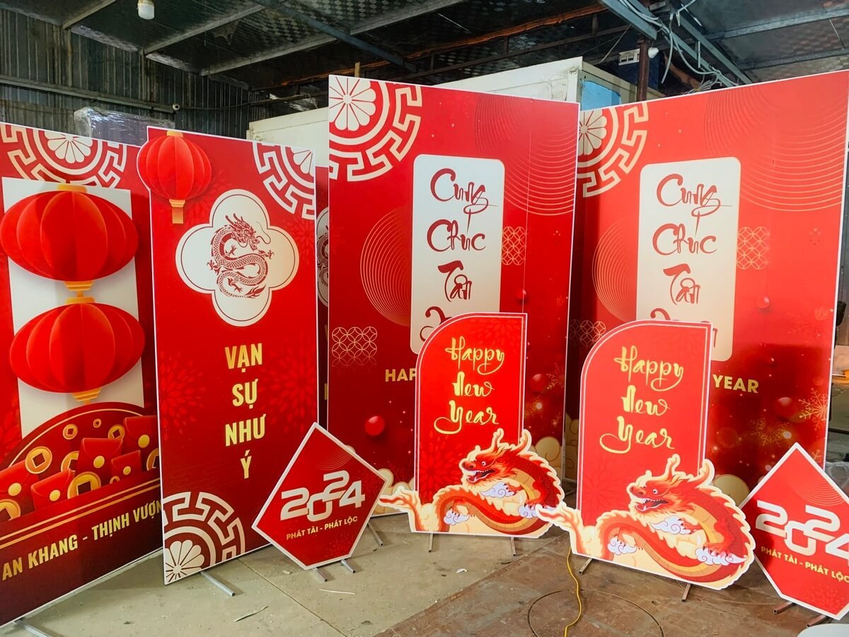 In decal bồi formex trang trí sự kiện