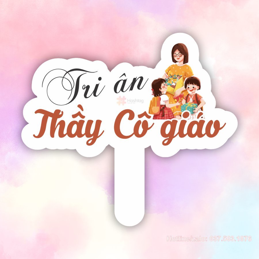 Hashtag tri ân thầy cô giáo